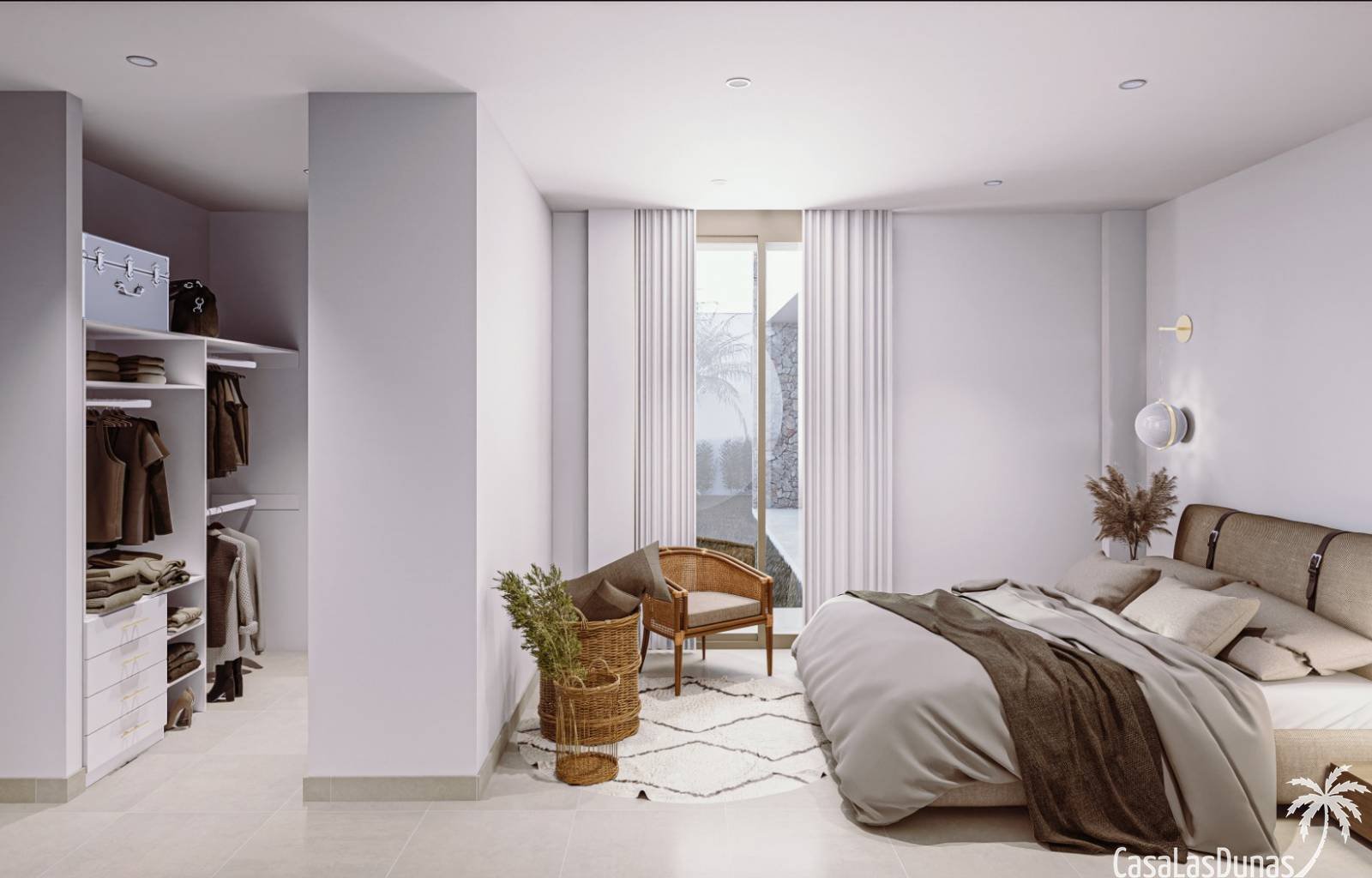 Wunderschöne Villen in Mar de Cristal mit 3 Schlafzimmern und 2 Bädern. Die Häuser haben ein modernes Aussehen kombiniert mit natürlichen Elementen.