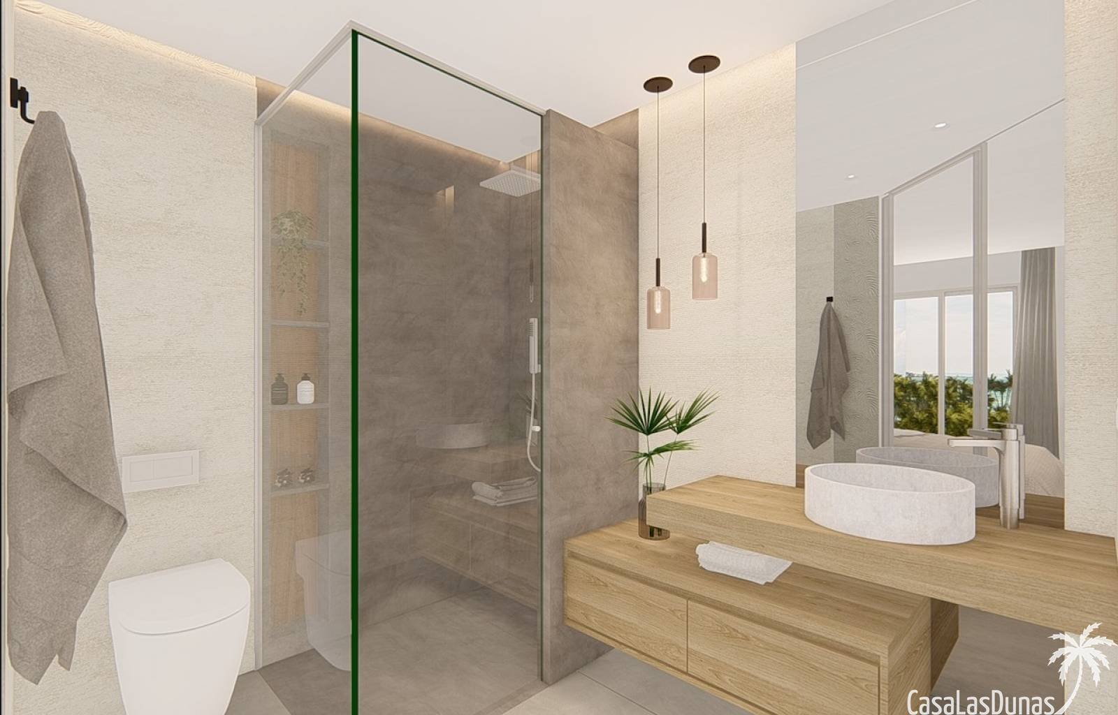  
Was für ein wunderbarer neuer Schritt für dieses Projekt mit 135 Apartments mit zwei und drei Schlafzimmern und zwei Bädern! Die Verwendung natürlic