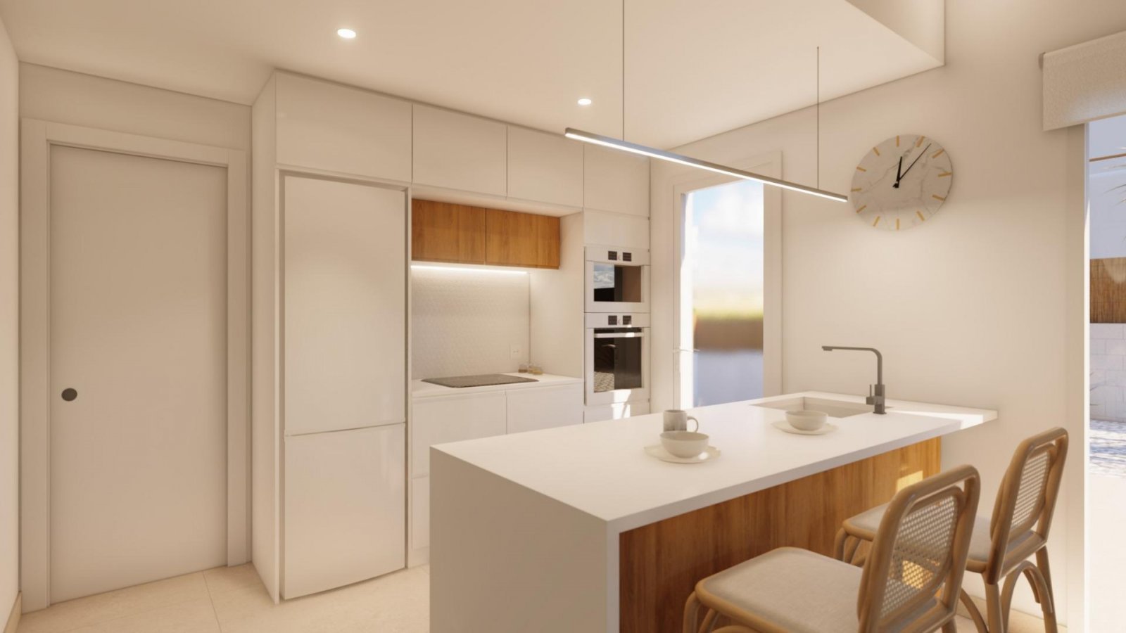 NEU GEBAUTE VILLEN IN PILAR DE LA HORADADA
Neubauvillen in Pilar de la Horadada.
Das Innere der Villen besteht aus 3 Schlafzimmern, 3 B