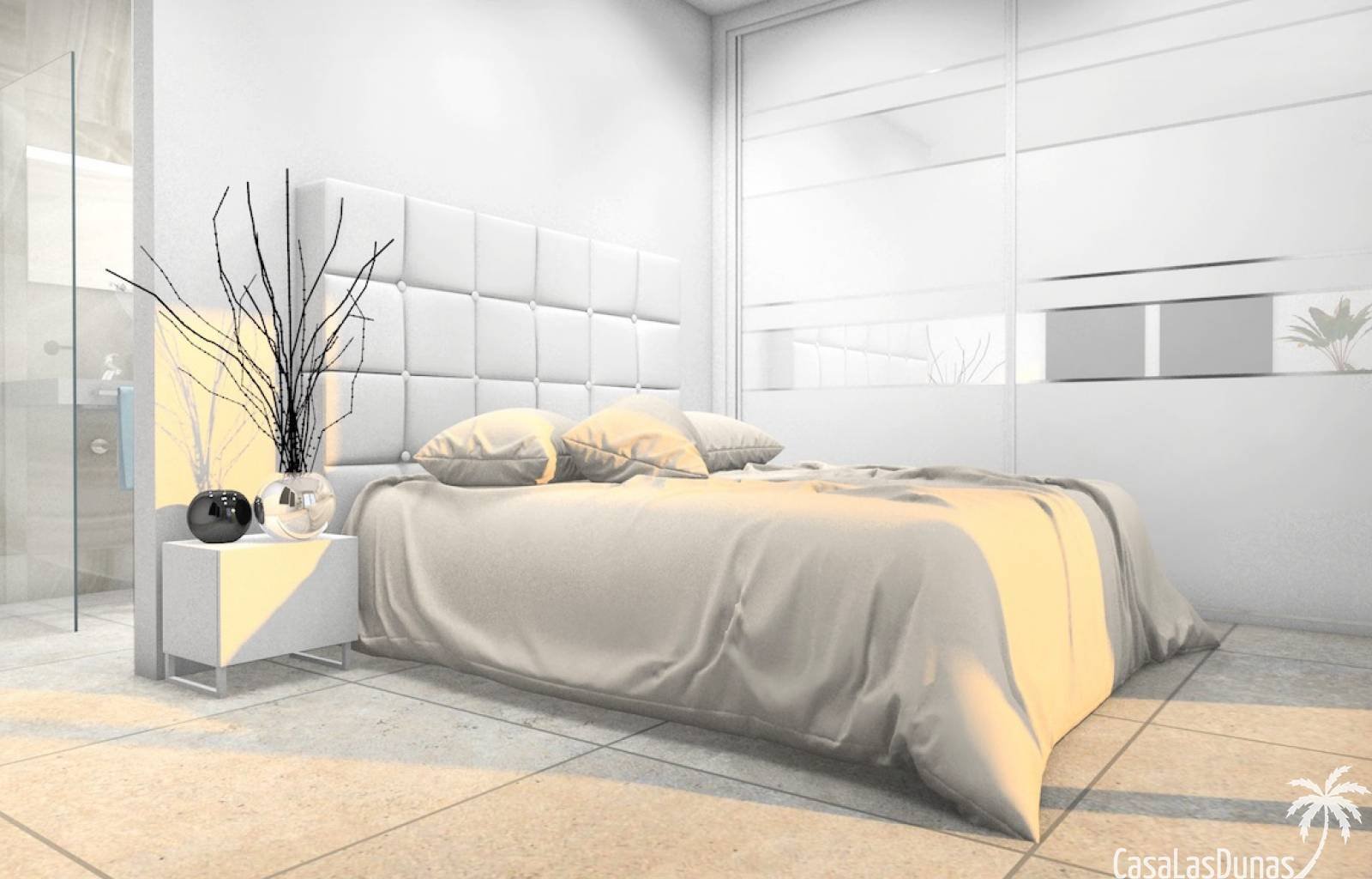 Villen in der ersten Reihe des Golfplatzes La Marquesa, mit Aufzug zu allen Etagen und mit 1 Schlafzimmer, 2 Suiten, 3 Bädern, geräumigem und komfort