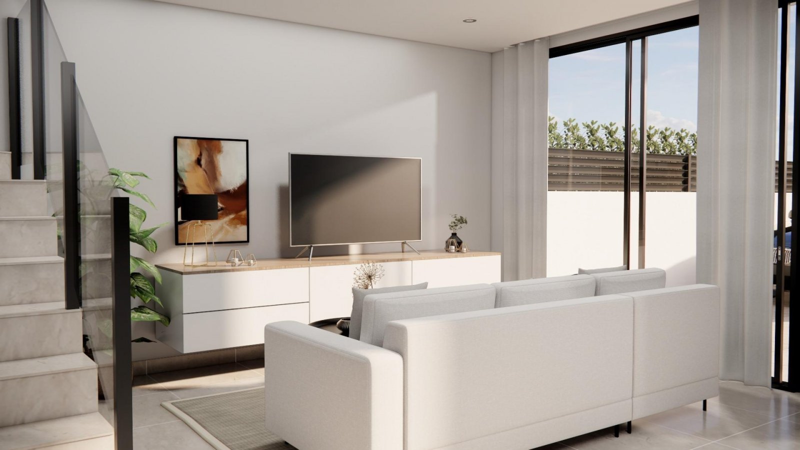 NEU GEBAUTE STADTHÄUSER IN ROJALES
Neubau einer modernen Wohnanlage mit Reihenhäusern und Doppelhaushälften in Rojales.
Eigenschaften h