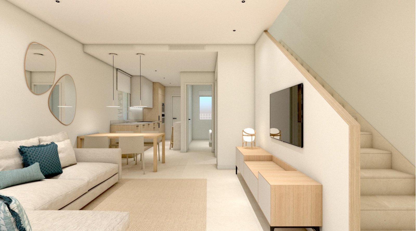 NEU GEBAUTE VILLA IN TORRE DE LA HORADADA - MÖBELPAKET INKLUSIVE!
Neubau-Villa in einer Wohnanlage mit Gemeinschaftspool in Torre de la