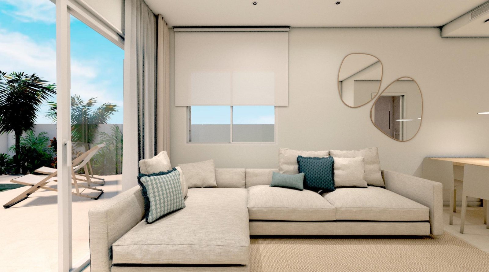 NEU GEBAUTE VILLA IN TORRE DE LA HORADADA - MÖBELPAKET INKLUSIVE!
Neubau-Villa in einer Wohnanlage mit Gemeinschaftspool in Torre de la