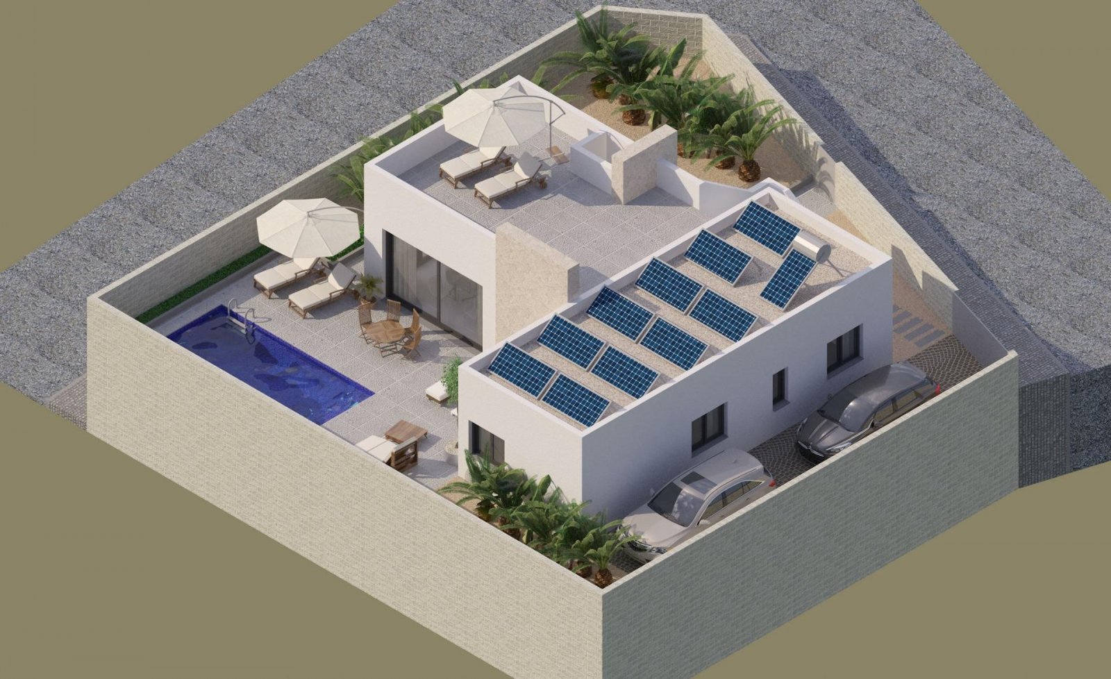 NEU GEBAUTE MODERNE VILLA IN BENIJOFAR
Neubau-Villa in Benijófar, einer privilegierten Gegend der Costa Blanca, ausgestattet mit allen D