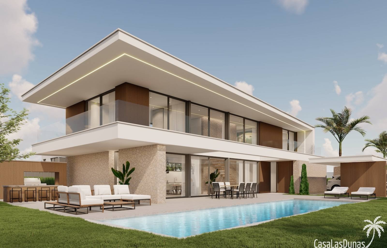 Dieses erstaunliche Projekt befindet sich in Cabo Roig und nur 400 Meter von einem wunderschönen Strand entfernt. Der Ort ist bekannt für seine Sands