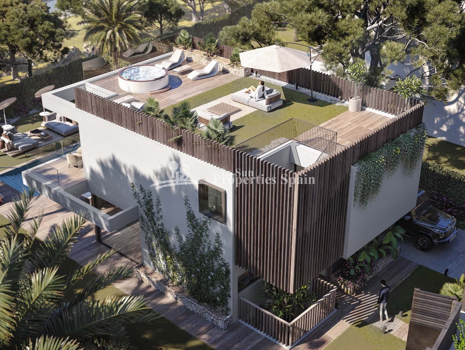 EXKLUSIVE LUXUS-VILLEN IN EL CAMPANARIO IN ESTEPONA - eine herrliche Wohngegend, die um das Clubhaus mit Restaurant, Fitnessraum, Golfpla