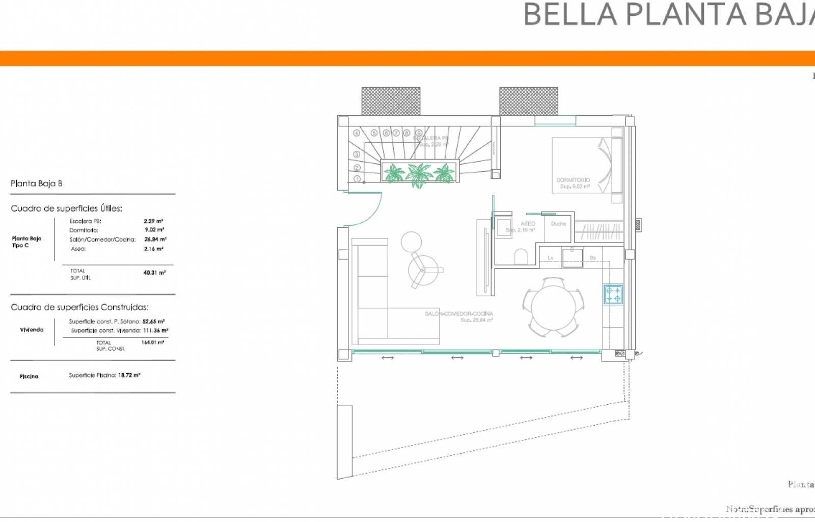Wir bieten ein exklusives Wohnprojekt in Gran Alacant, das modernen Luxus neu definiert. Die prächtigen Villen mit 2 und 3 Schlafzimmern sind geräumi