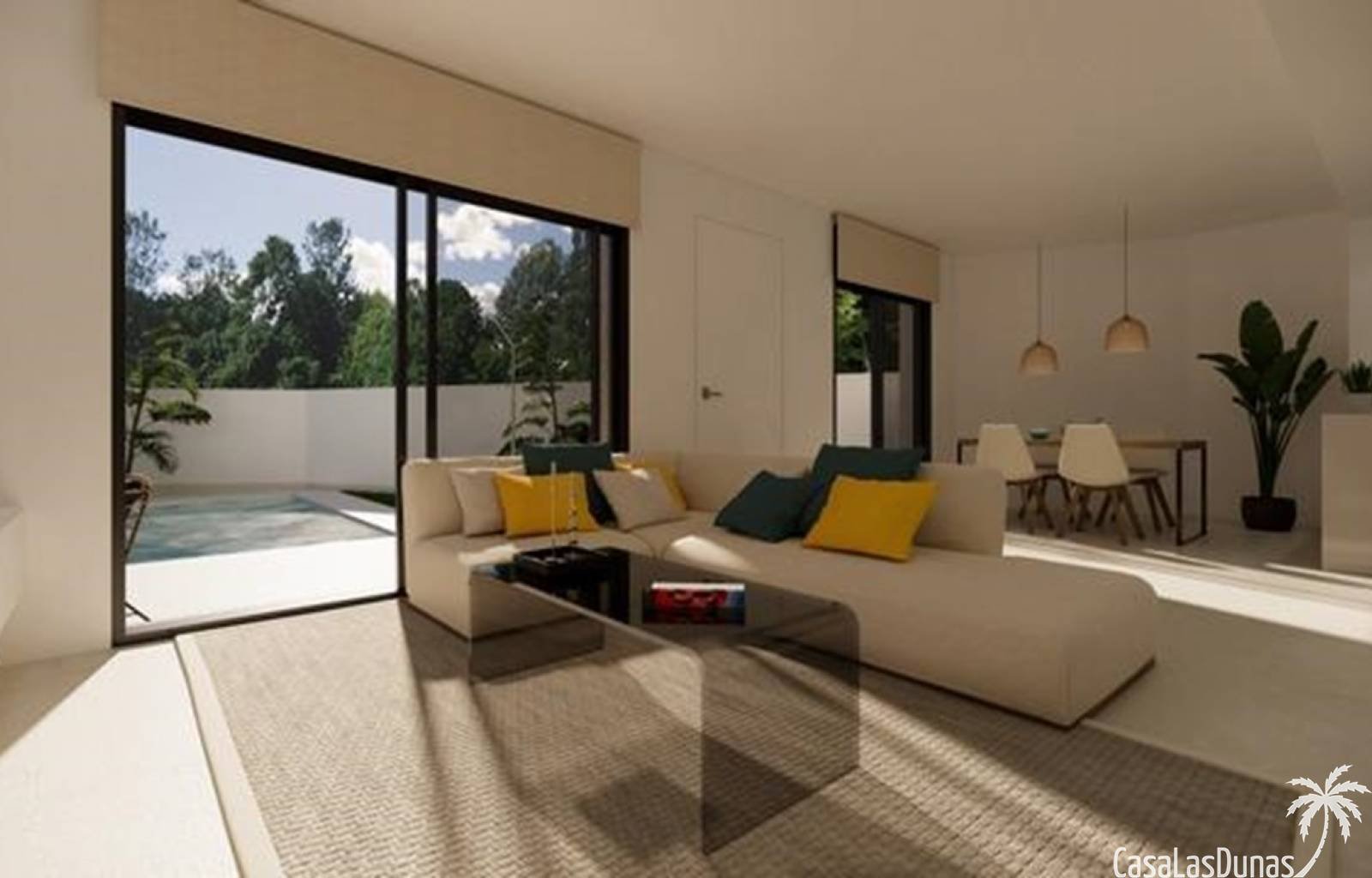 Entdecken Sie dieses exklusive Neubauprojekt mit sieben modernen, individuellen Villen in San Fulgencio. Diese Häuser sind in einem modernen Stil ges