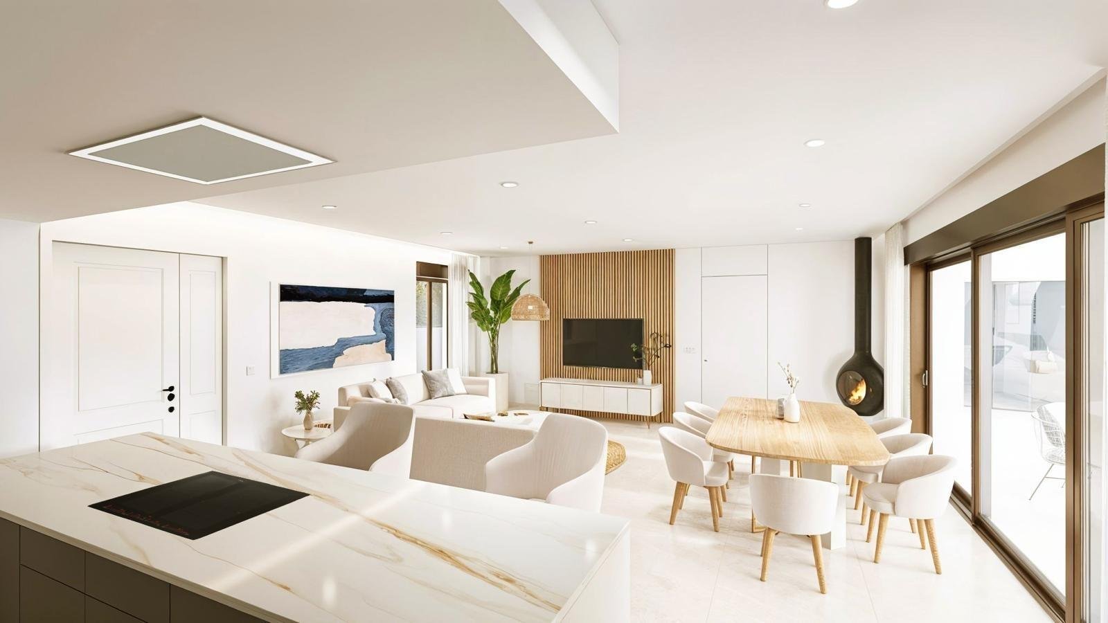 Neubau-Villen im mediterranen Stil in San Pedro del Pinatar
Exklusive Wohnanlage mit 4 unabhängigen Villen
Diese neue Wohnanlage mit 4 V