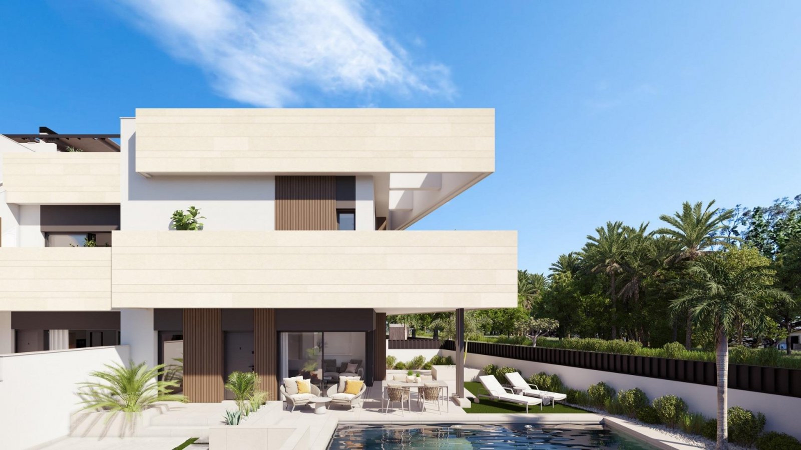 Boutique-Projekt mit neu gebauten Häusern mit privaten Pools in Pilar de la Horadada
Exklusive Wohnanlage in erstklassiger Lage an der C