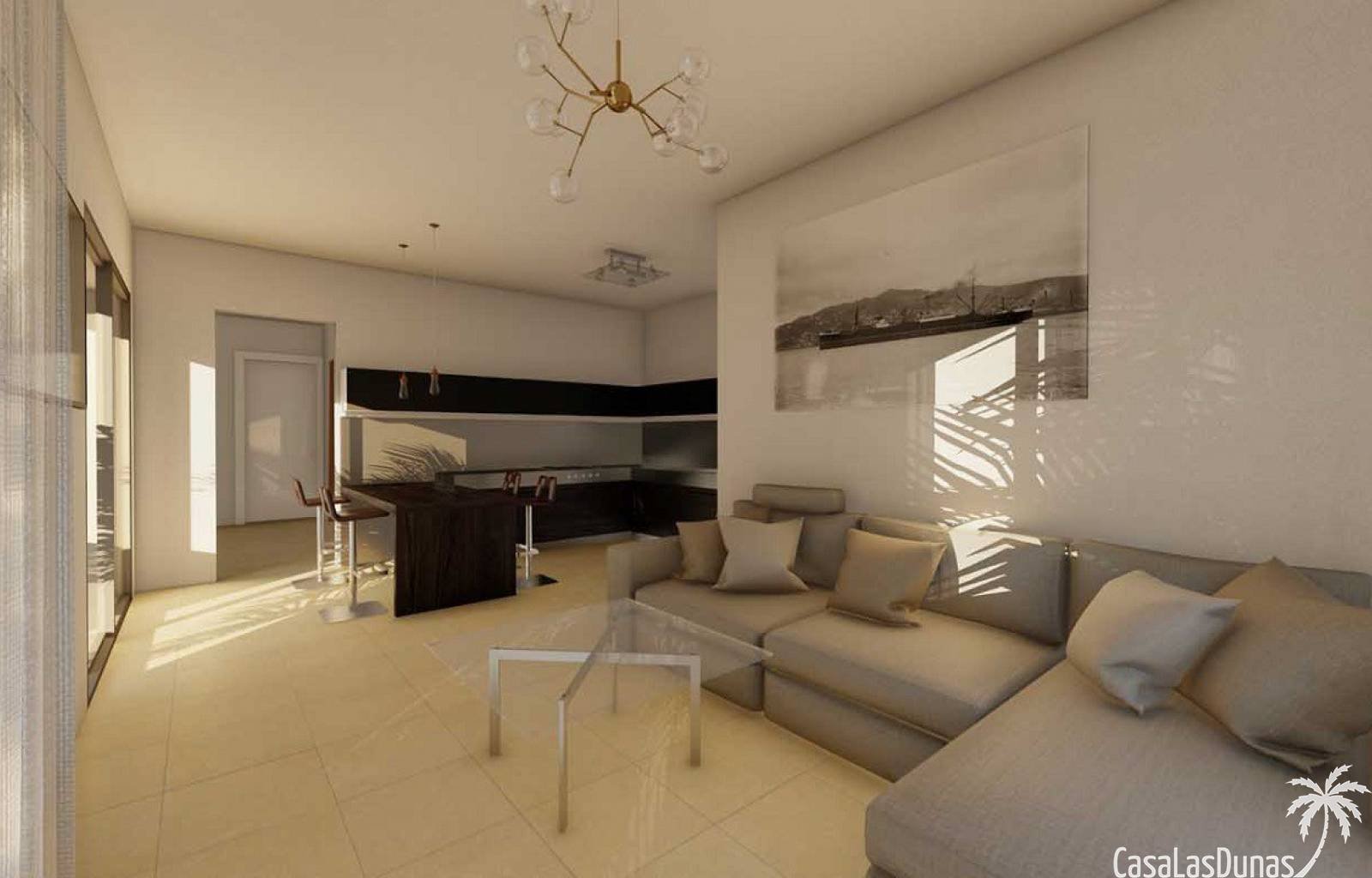 Diese schöne Neubauvilla befindet sich nur wenige Gehminuten vom Zentrum von Ciudad Quesada entfernt. Das Haus besteht aus 4 Schlafzimmern, 5 Bädern,