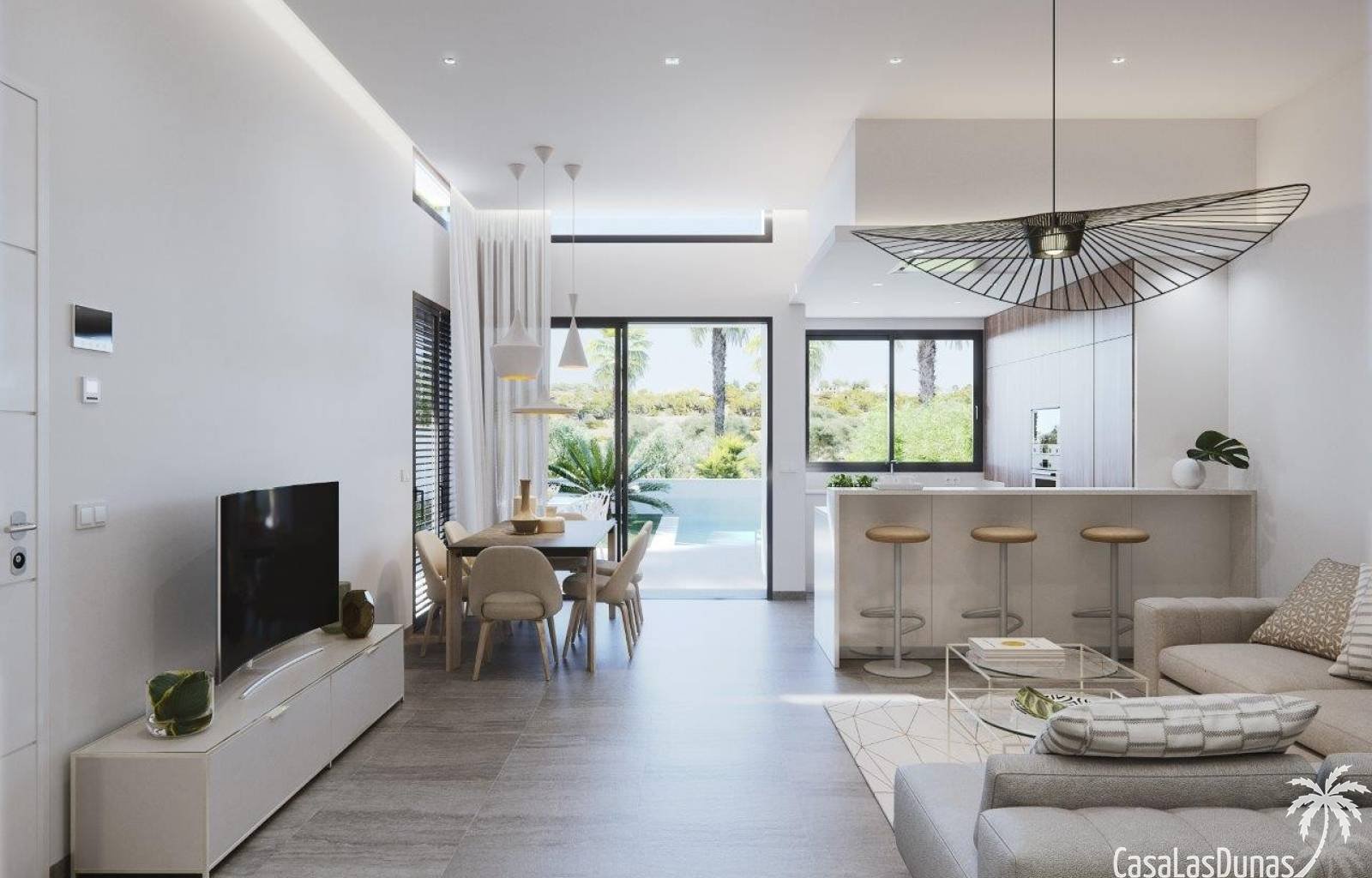 Schöne neue Villen in der Nähe von San Miguel de Salinas. Diese Häuser sind komplett ausgestattet und befinden sich auf einem großzügigen Grundstück