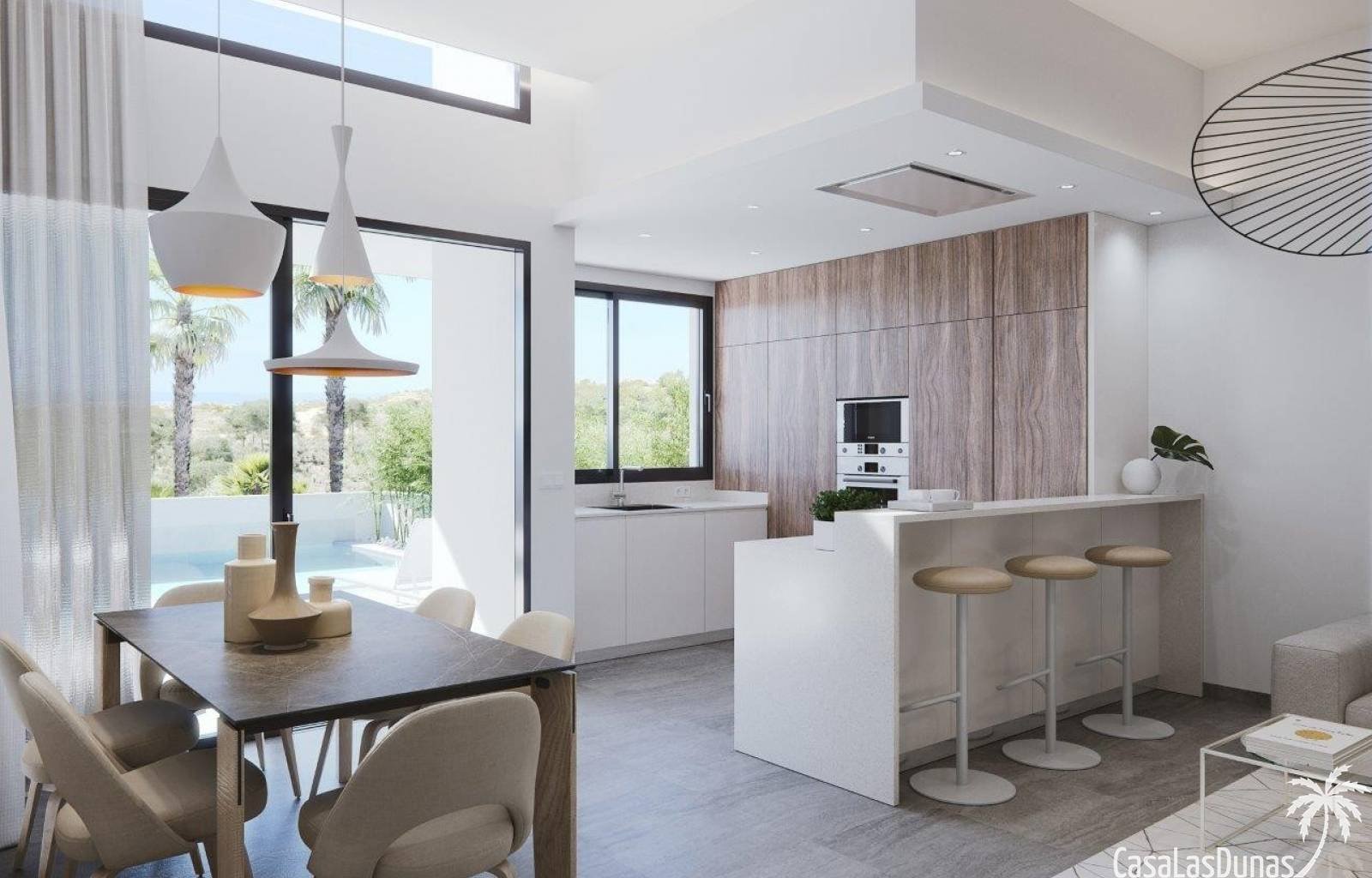 Schöne neue Villen in der Nähe von San Miguel de Salinas. Diese Häuser sind komplett ausgestattet und befinden sich auf einem großzügigen Grundstück