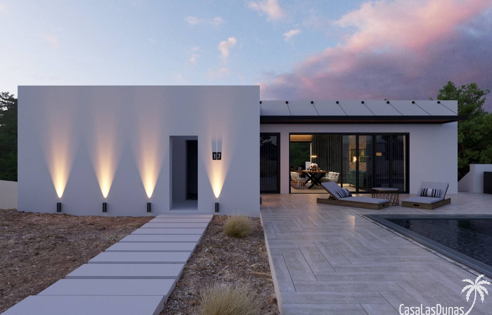 Dieses moderne Neubauprojekt befindet sich in einem wunderschönen Golfresort in Orihuela Costa. Die Villen verfügen über 3 Schlafzimmer, 3 Badezimmer