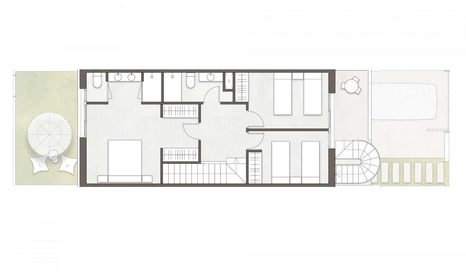Neubau-Reihenhäuser und Eckreihenhäuser in Pilar de la Horadada
Modernes Wohnen im Herzen der Costa Blanca
Willkommen in dieser exklusiv
