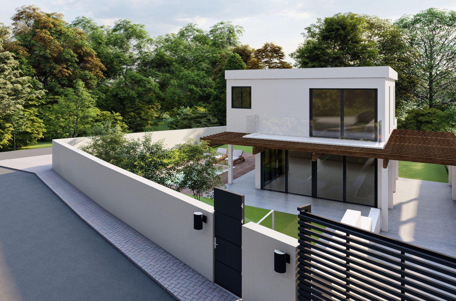 PASSIVHAUS MIT HOHER ENERGIEEFFIZIENZ NACH MASS IN UNSCHLAGBARER LAGE NEBEN DEM GARRAF-PARK.
Bauen Sie Ihr Traumhaus in Olivella, das alle Ihre Be