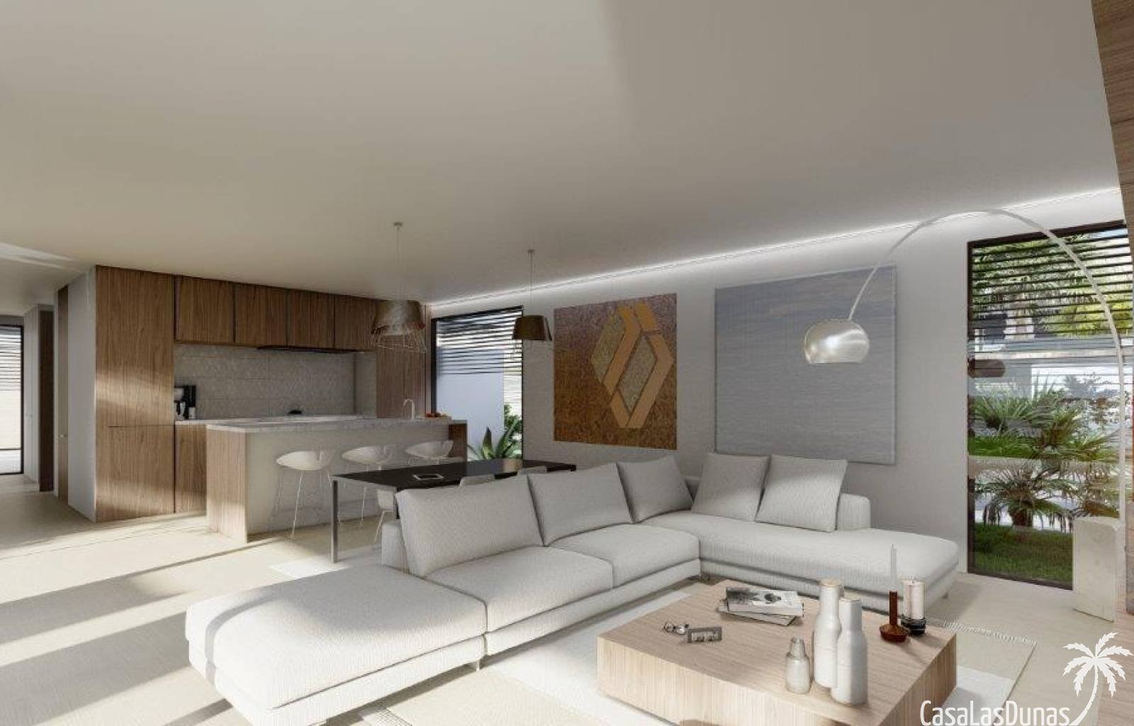 Diese Luxusvillen sind so konzipiert, dass sie eine natürliche Lebensweise gewährleisten. Die Villen verfügen über 3 geräumige Schlafzimmer und sind