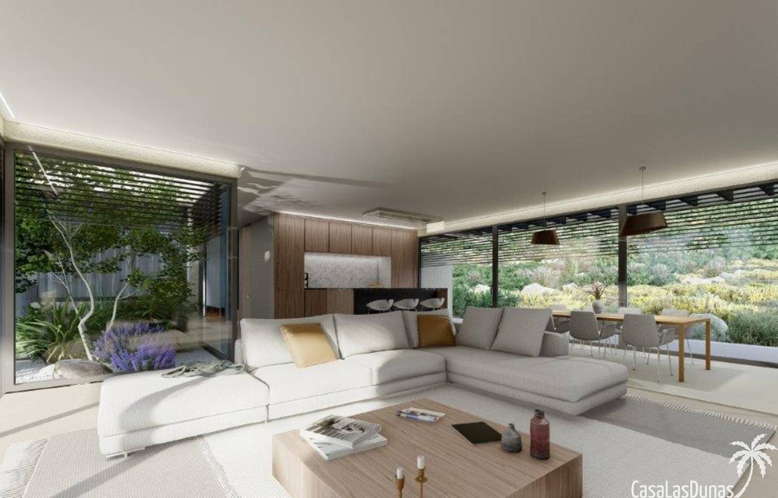 Diese Luxusvillen sind so konzipiert, dass sie eine natürliche Lebensweise gewährleisten. Die Villen verfügen über 3 geräumige Schlafzimmer und sind