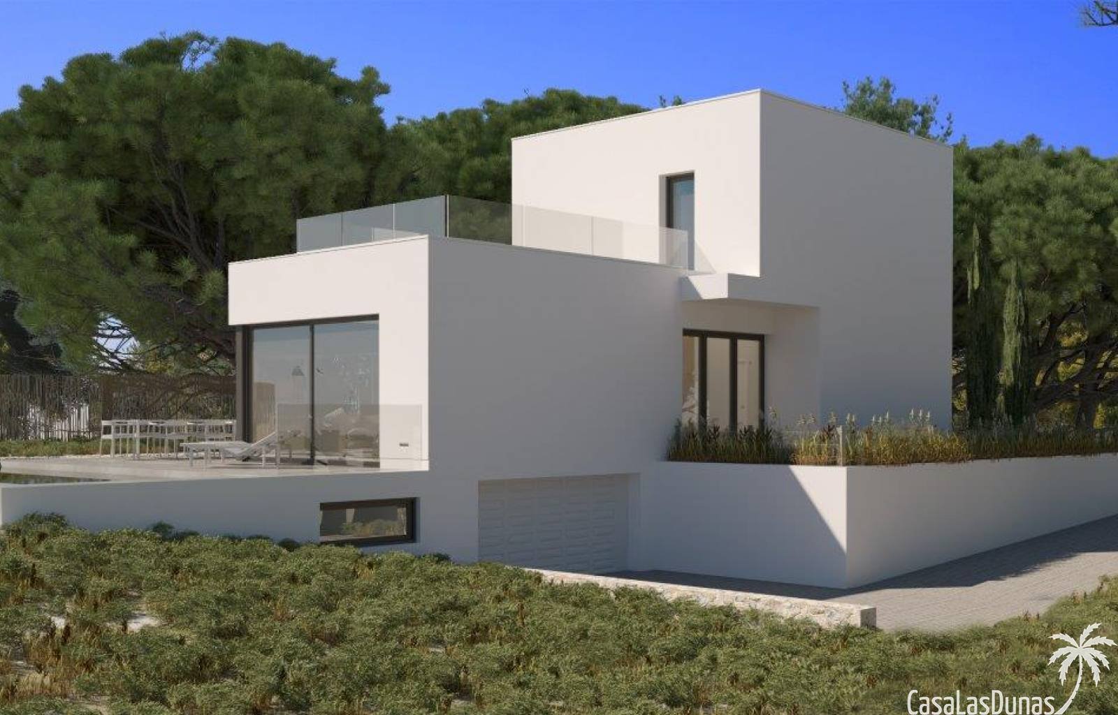 Diese exklusive Villa genießt eine privilegierte Lage in einem Golf & Country Club, südlich der Costa Blanca, in Alicante. Diese Gemeinde hat ver