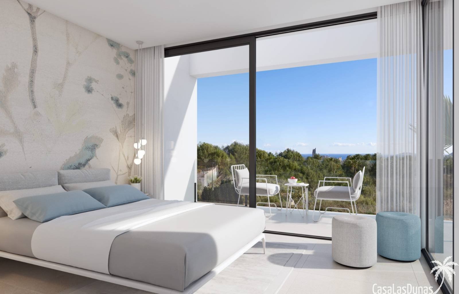 Luxusvilla in Finestrat mit 3 Schlafzimmern und 3 Bädern. Ein einzigartiges Leben verdient ein einzigartiges Zuhause. Deshalb bietet jede Villa ästhe