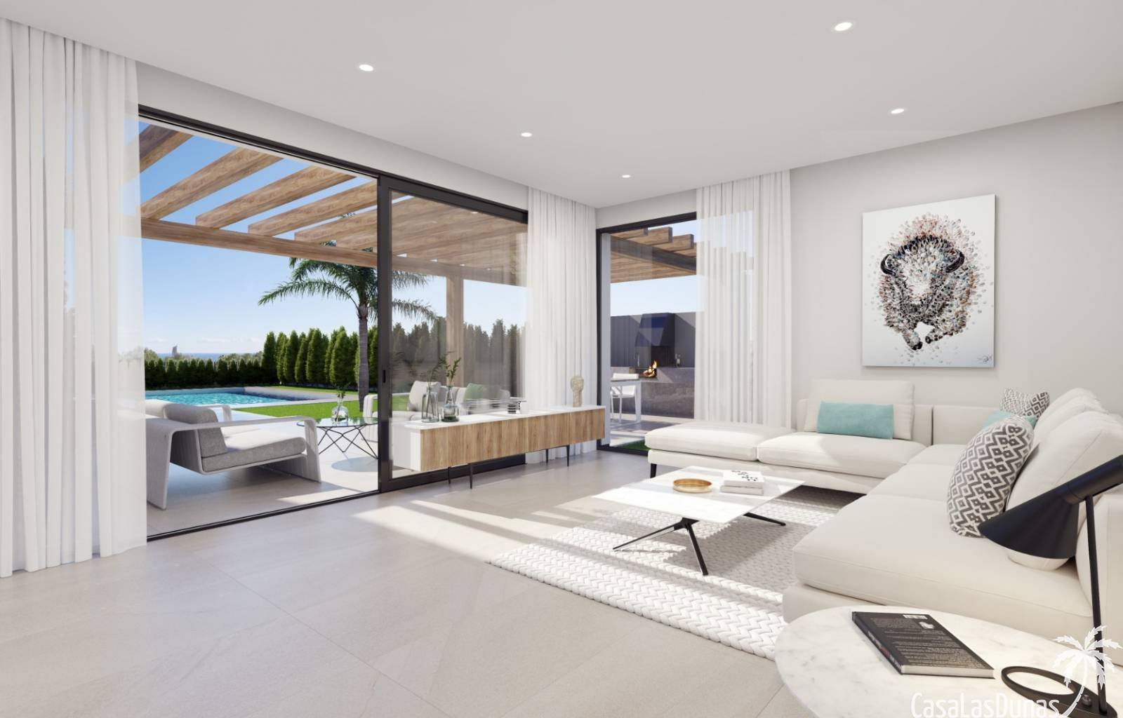 Luxusvilla in Finestrat mit 3 Schlafzimmern und 3 Bädern. Ein einzigartiges Leben verdient ein einzigartiges Zuhause. Deshalb bietet jede Villa ästhe