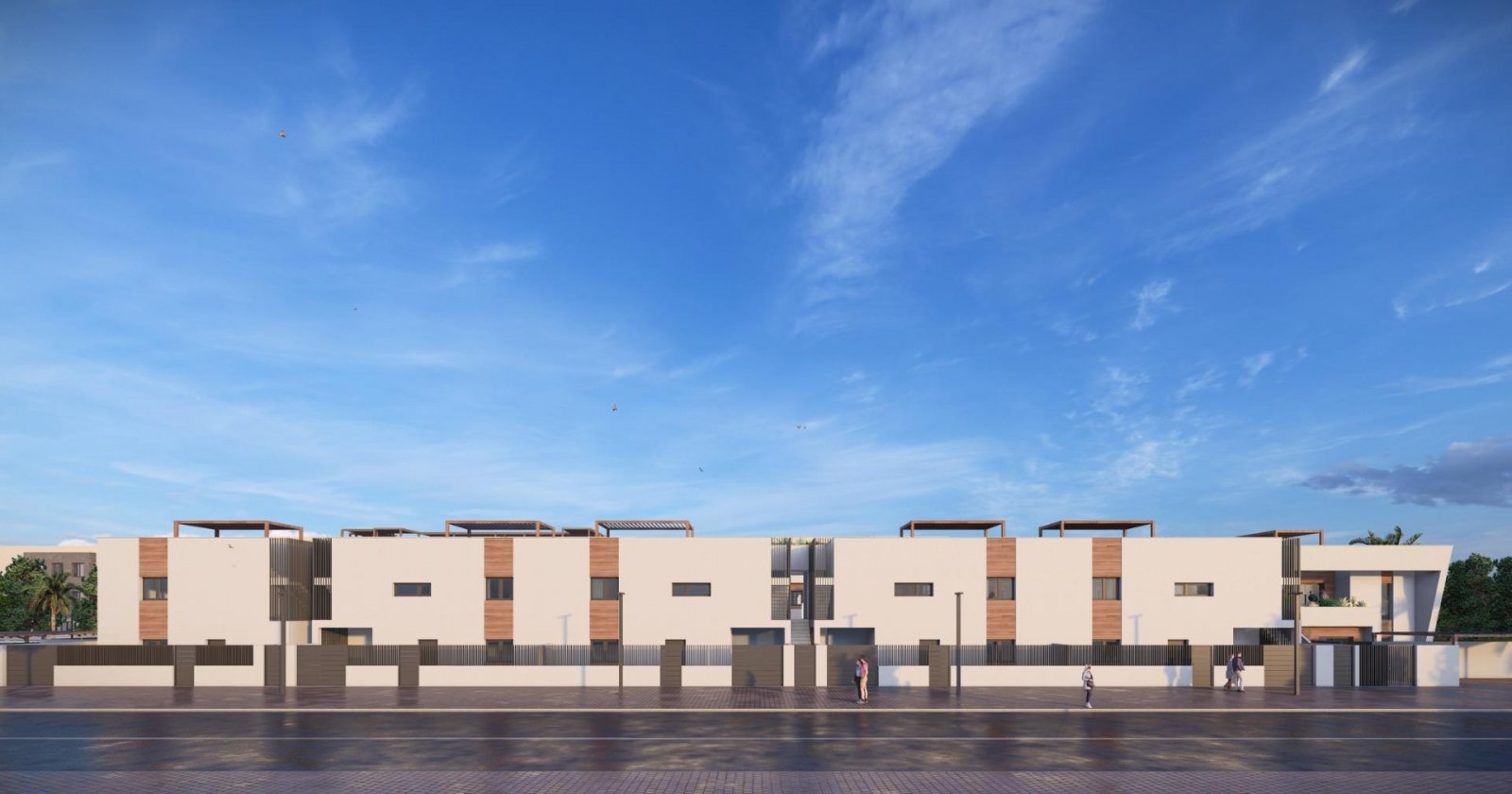 Neubau Häuser in Torre-Pacheco, Costa Cálida
Moderne Bungalows mit außergewöhnlicher Ausstattung
Entdecken Sie eine neue Wohnanlage in T