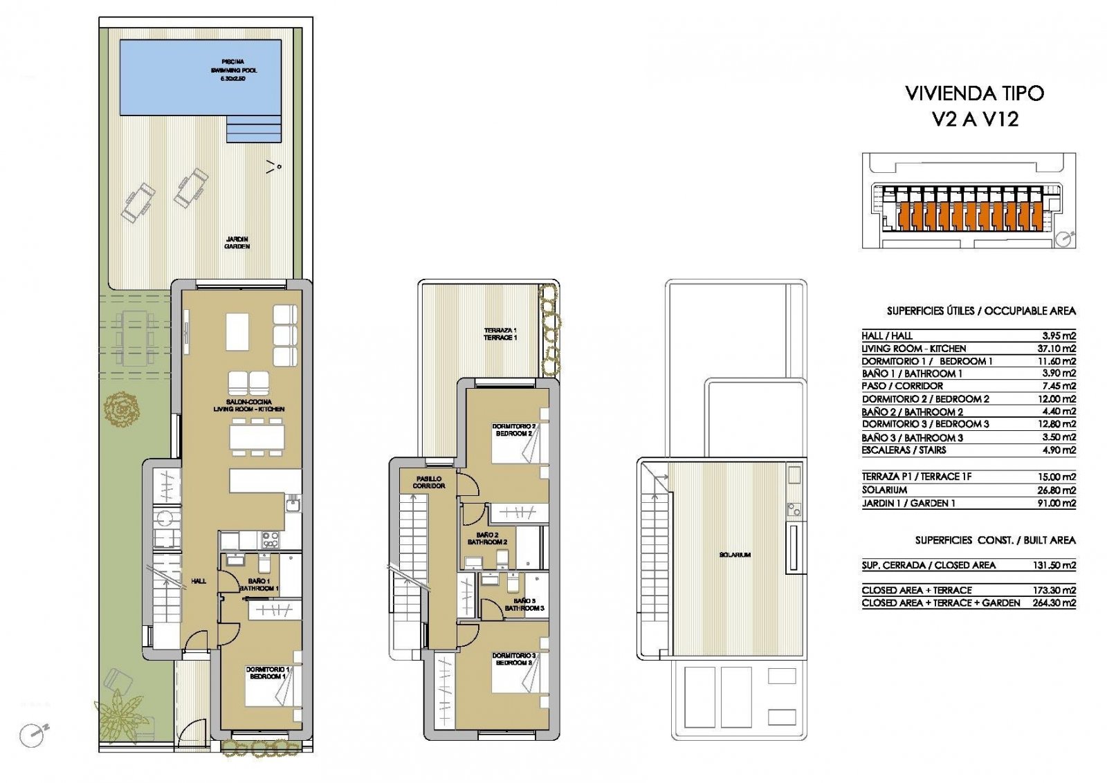 NEU GEBAUTE VILLEN IN MIL PALMERAS
Neubau von Villen in Mila Palmeras, die entworfen wurden, um das mediterrane Klima zu genießen. 
Jede