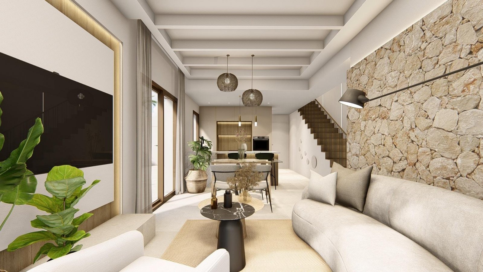 NEU GEBAUTE VILLEN IN ROJALES
Neues Projekt von modernen Quads und Villen mit privaten Pools in Rojales.
Moderne Eigenschaften hat 3 Sch