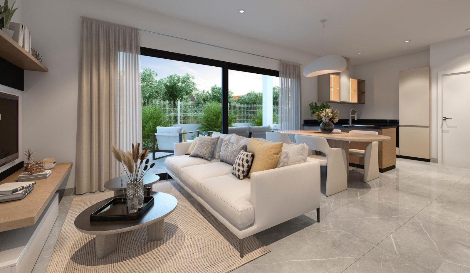 VILLA AM UFER DER PINET STRÄNDE!
 Villa in einem Wohnanlage am Strand von Pinet, neben der Stadt La Marina, in einer einzigartigen und e