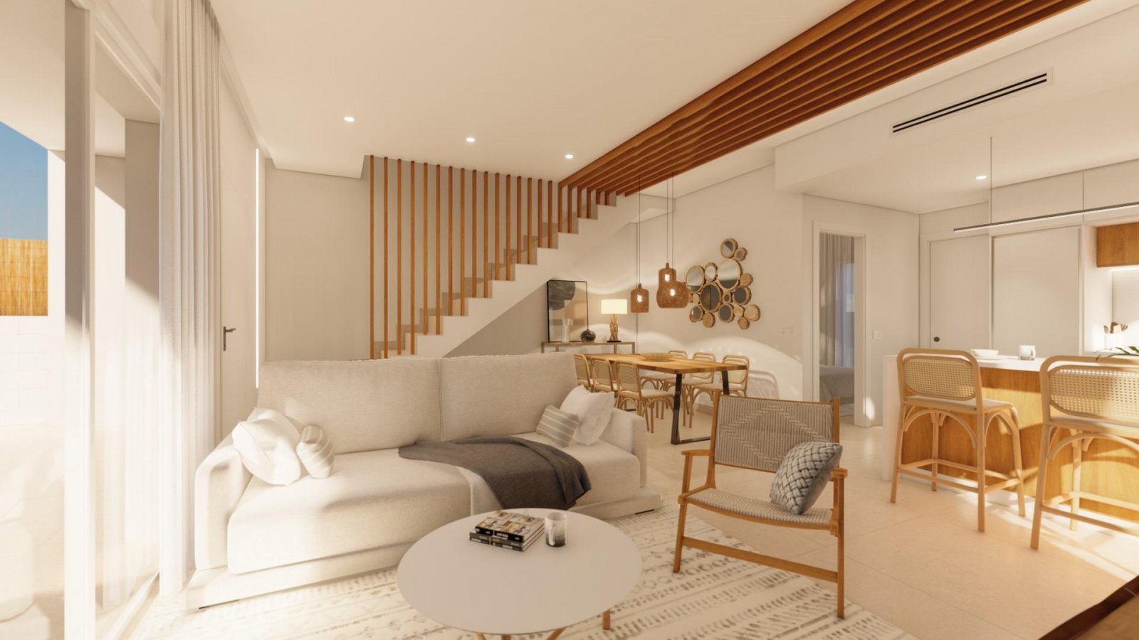 NEU GEBAUTE VILLEN IN PILAR DE LA HORADADA
Neubauvillen in Pilar de la Horadada.
Das Innere der Villen besteht aus 3 Schlafzimmern, 3 B