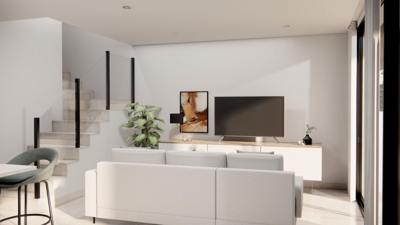 NEU GEBAUTE STADTHÄUSER IN ROJALES
Neubau einer modernen Wohnanlage mit Reihenhäusern und Doppelhaushälften in Rojales.
Eigenschaften h