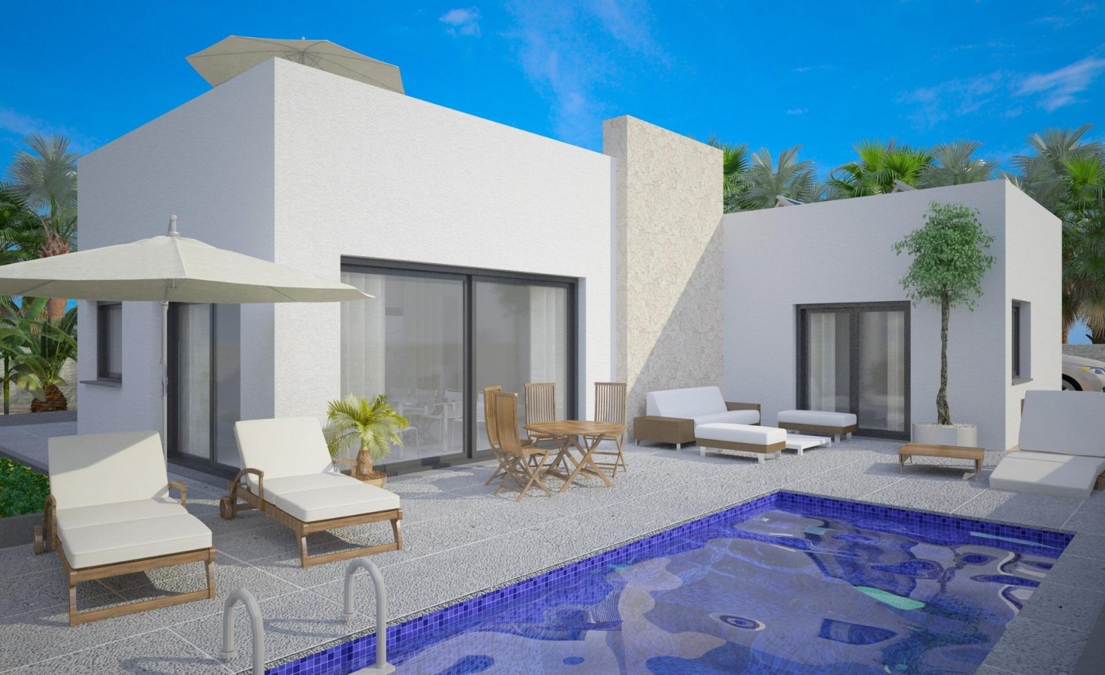 NEU GEBAUTE MODERNE VILLA IN BENIJOFAR
Neubau-Villa in Benijófar, einer privilegierten Gegend der Costa Blanca, ausgestattet mit allen D