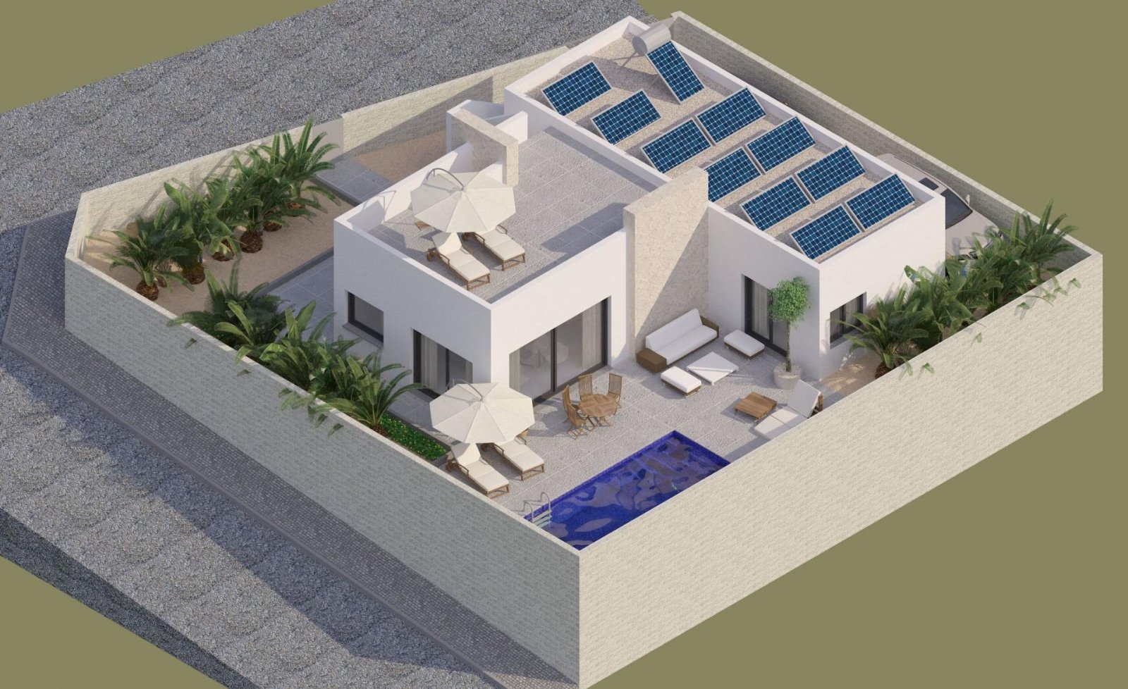 NEU GEBAUTE MODERNE VILLA IN BENIJOFAR
Neubau-Villa in Benijófar, einer privilegierten Gegend der Costa Blanca, ausgestattet mit allen D