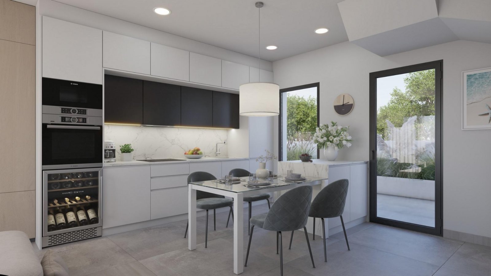 NEU GEBAUTE VILLEN IN LOS ALCAZARES
Neubausiedlung mit 12 exklusiven, freistehenden Villen, jede mit privatem Pool und Dachterrasse, nur