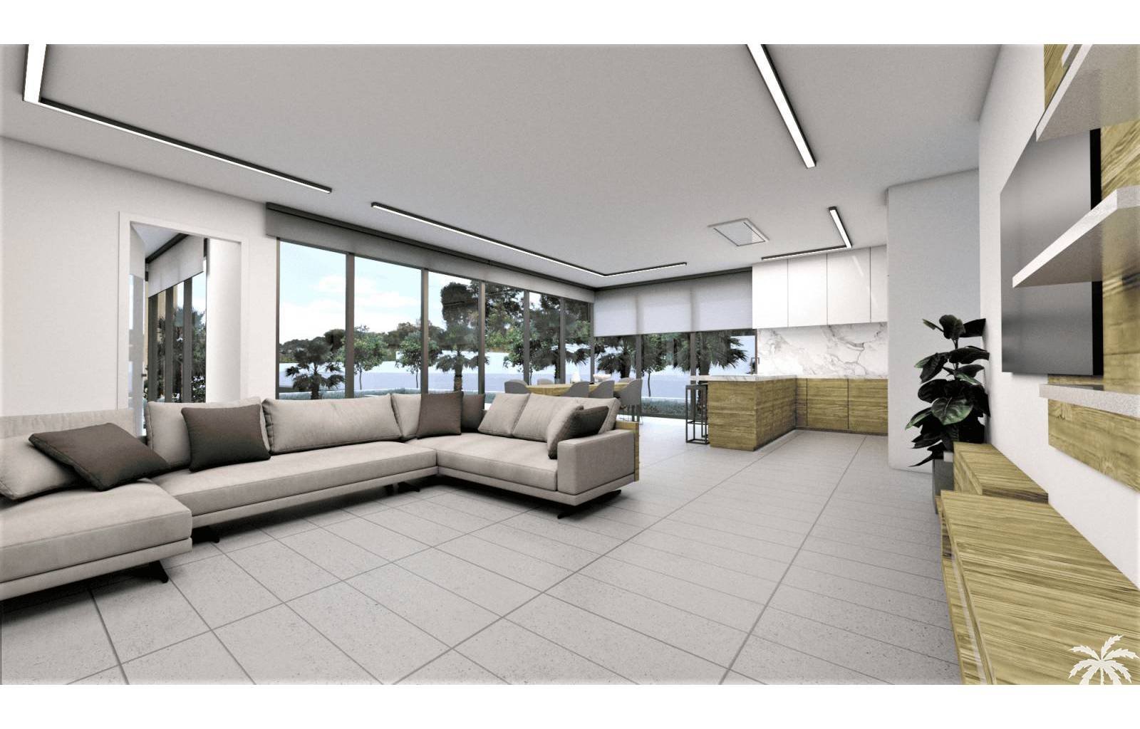 Dies ist die Gelegenheit, das Haus Ihrer Träume in idealer Lage mit Meerblick zu bauen.
 Die Villa wird auf einem Grundstück von 619 m2 stehen und di