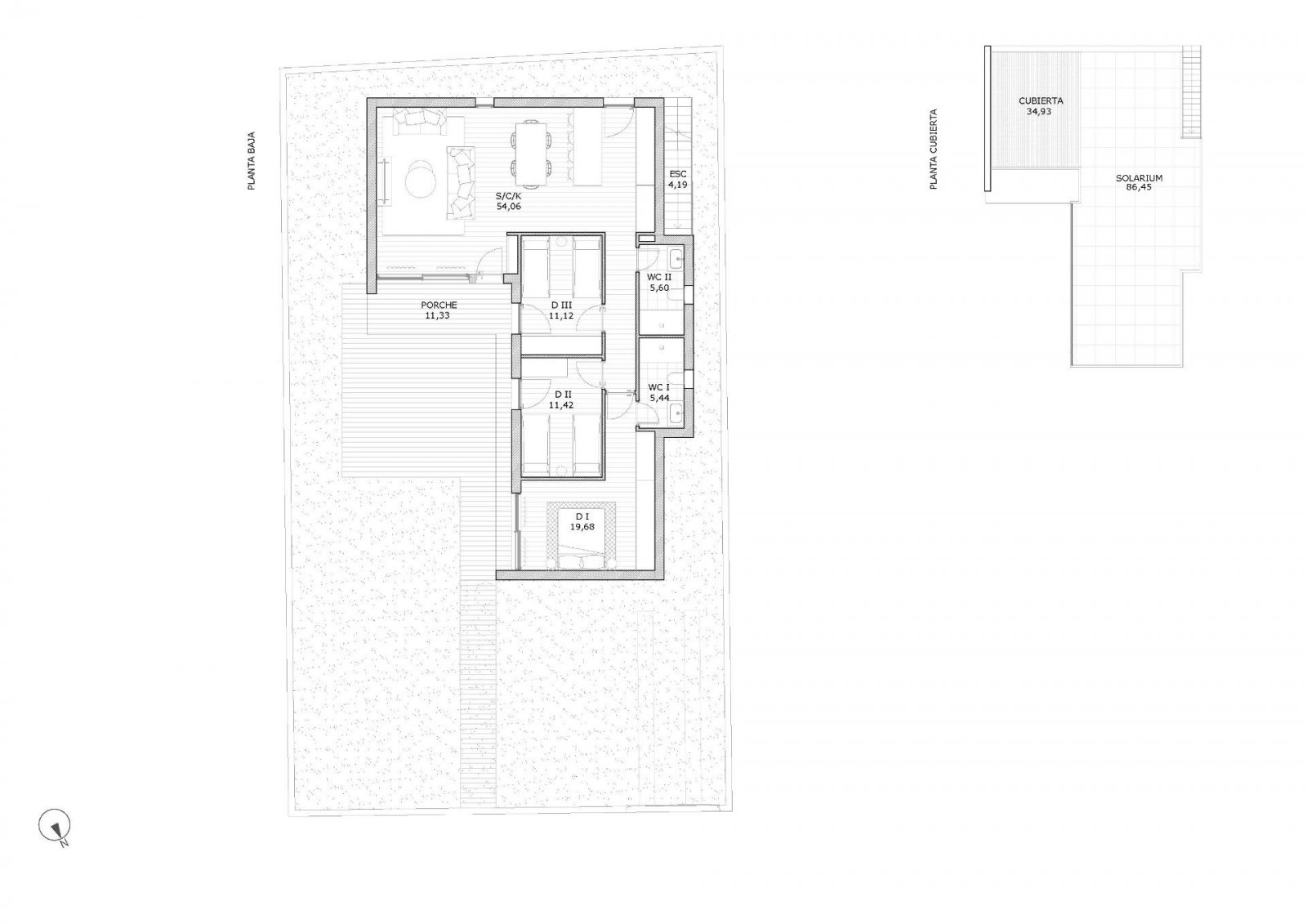NEU GEBAUT VILLA IN SAN MIGUEL DE SALINAS - mit privatem Garten und Pool.
Diese moderne 107m2 Villa ist über eine Etage gebaut und beste