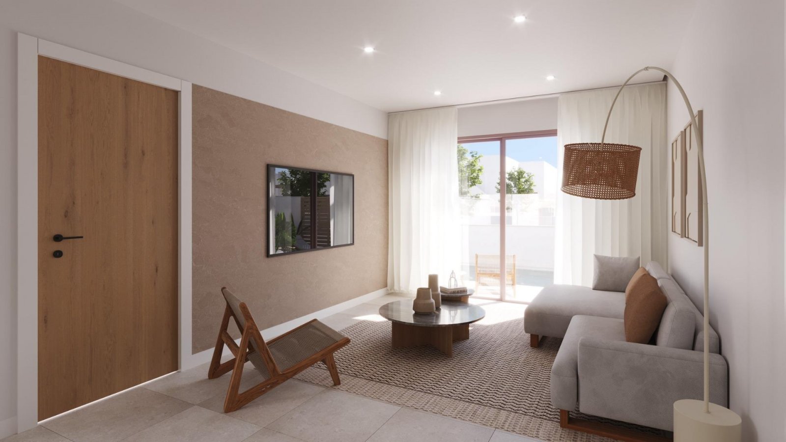 NEU GEBAUTE DOPPELHAUSHÄLFTEN IN ROLDAN
Neubau von Doppelhaushälften in Roldan, Torre Pacheco.
Moderne Villen bauen über eine Etage, ha