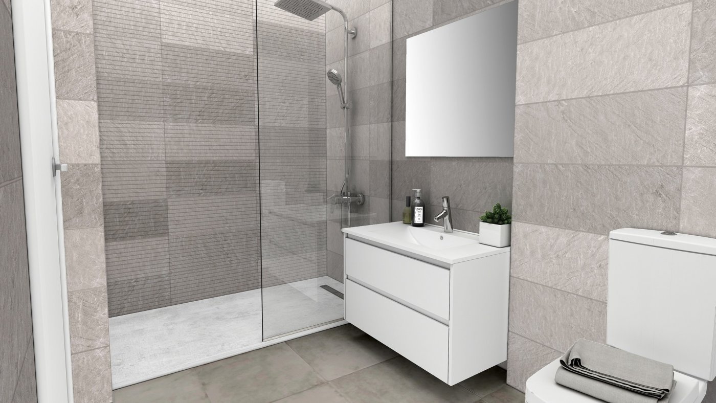 SCHÖNE STADTHÄUSER IN LA MANGA Diese Wohnanlage befindet sich bei km 14 von La Manga auf einem einzigartigen Grundstück, in der ersten Re