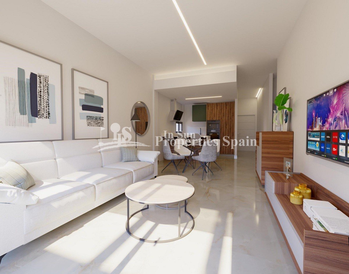 NEU GEBAUTE VILLEN IN ALGORFA, LA FINCA GOLF RESORT - gebaut auf einer Ebene!
Diese wunderbare 103m2 Villa auf einer Ebene gebaut hat ei