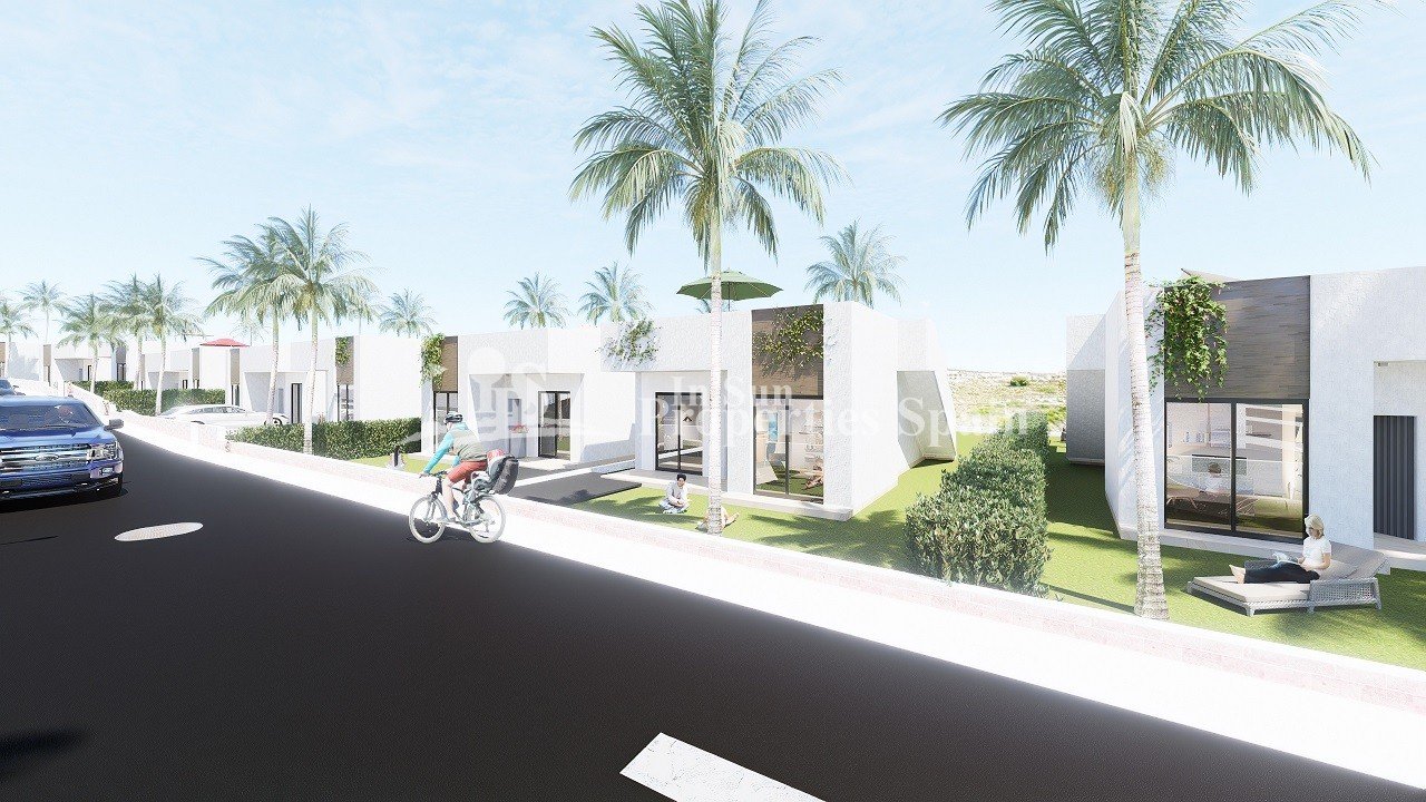 NEU GEBAUTE VILLEN IN ALGORFA, LA FINCA GOLF RESORT - gebaut auf einer Ebene!
Diese wunderbare 103m2 Villa auf einer Ebene gebaut hat ei