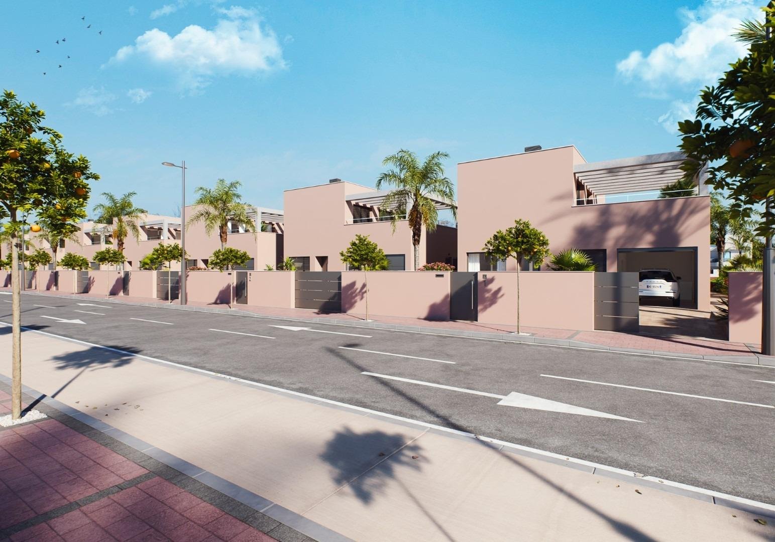 NEU GEBAUTE VILLEN IN ROLDAN Moderne Neubauvillen in Roldan , Torre Pacheco Villen von 199 m² gebaut auf den Grundstücken von 385 m², 438