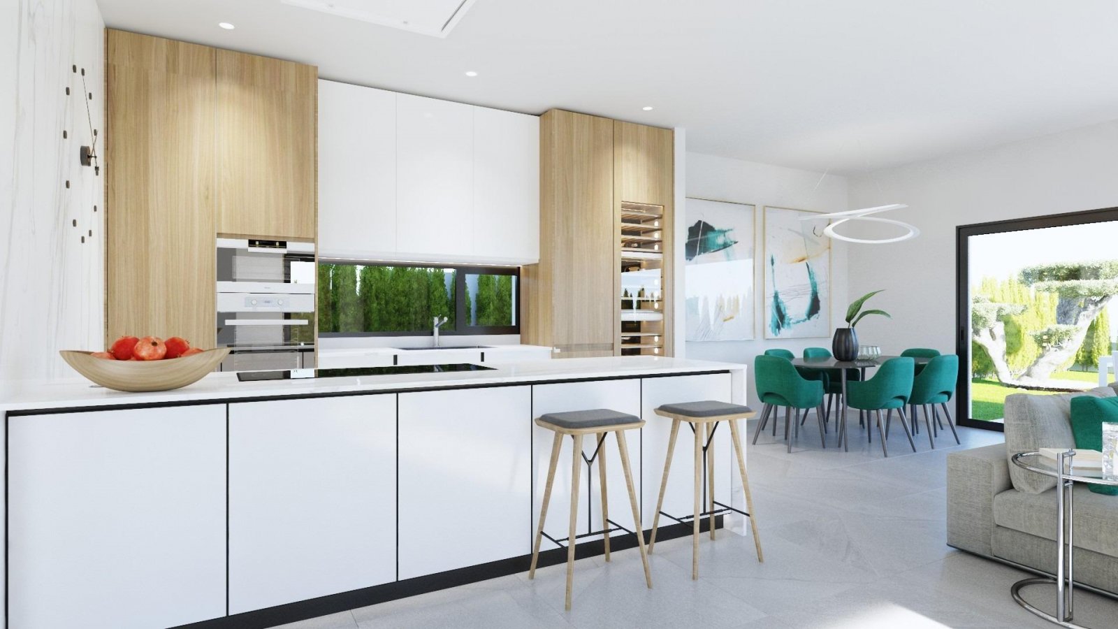 NEU GEBAUTE VILLEN IN SAN MIGUEL DE SALINAS Der exklusive Neubaukomplex bietet luxuriöse Villen mit Grundstücken von 400 m2 und einem ate