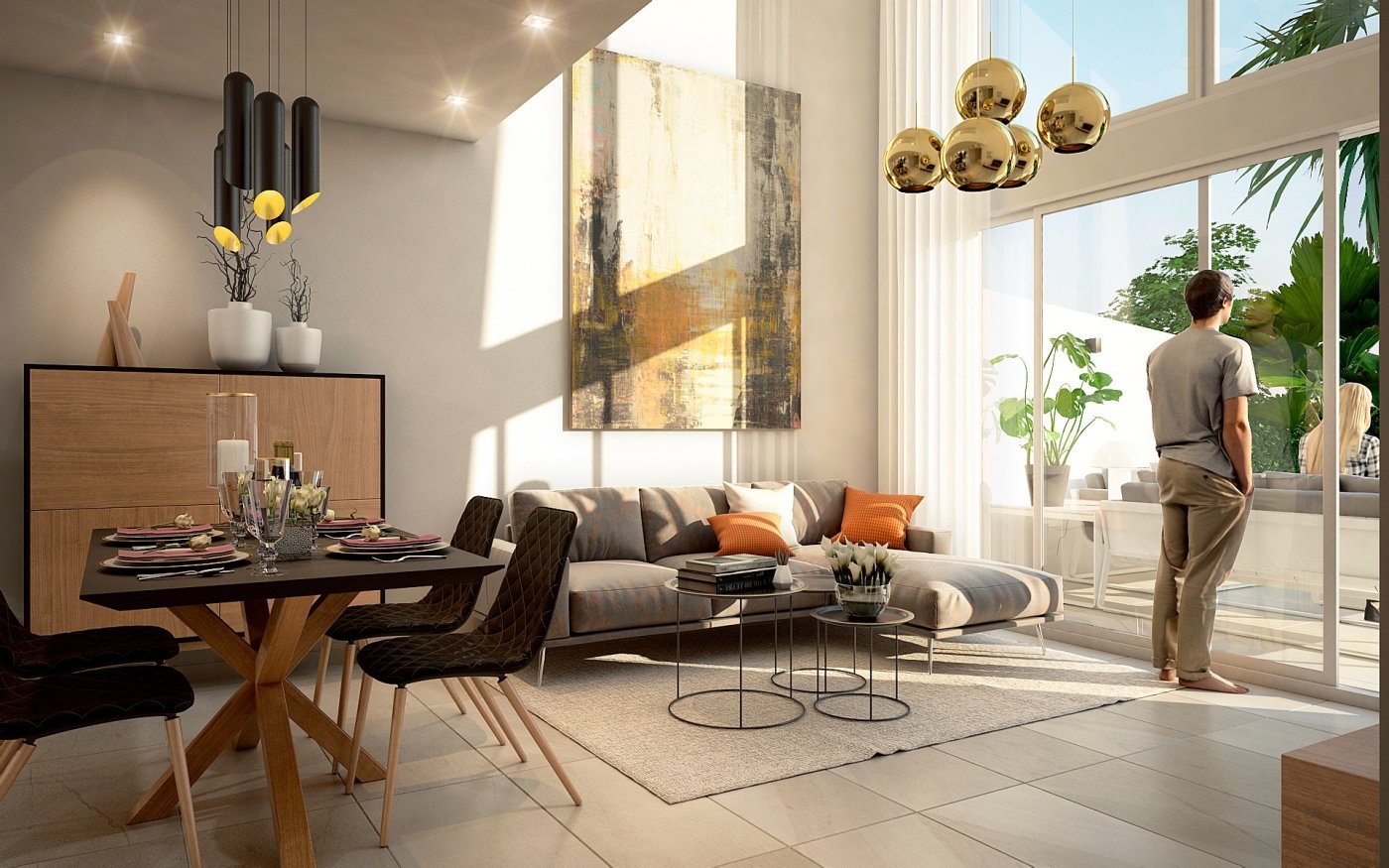 NEU GEBAUTE WOHNANLAGE IN ALGORFA
 
 Neubau-Wohnanlage mit freistehenden oder Doppelhaushälften und Apartments mit herrlichem Gemeinschaf