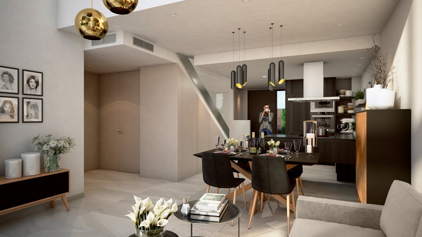 NEU GEBAUTE WOHNANLAGE IN ALGORFA
 
 Neubau-Wohnanlage mit freistehenden oder Doppelhaushälften und Apartments mit herrlichem Gemeinschaf