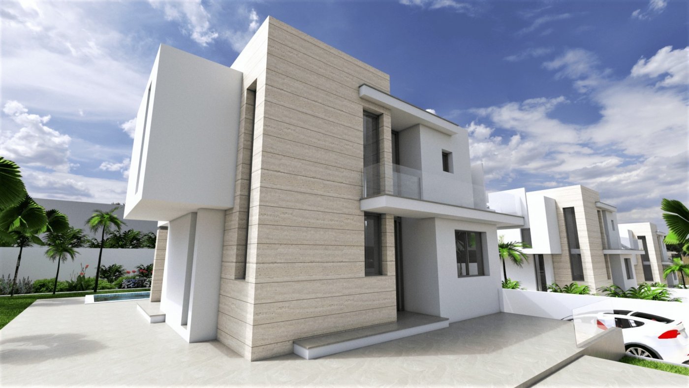 NEUBAU VILLEN IN TORREVIEJA
New Build Projekt von 3 Villen in einer ruhigen Wohngegend Aguas Nuevas von Torrevieja, Provinz Alicante.
S