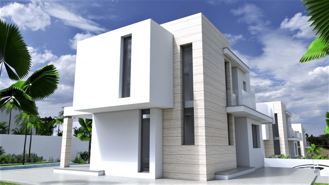 NEUBAU VILLEN IN TORREVIEJA
New Build Projekt von 3 Villen in einer ruhigen Wohngegend Aguas Nuevas von Torrevieja, Provinz Alicante.
S