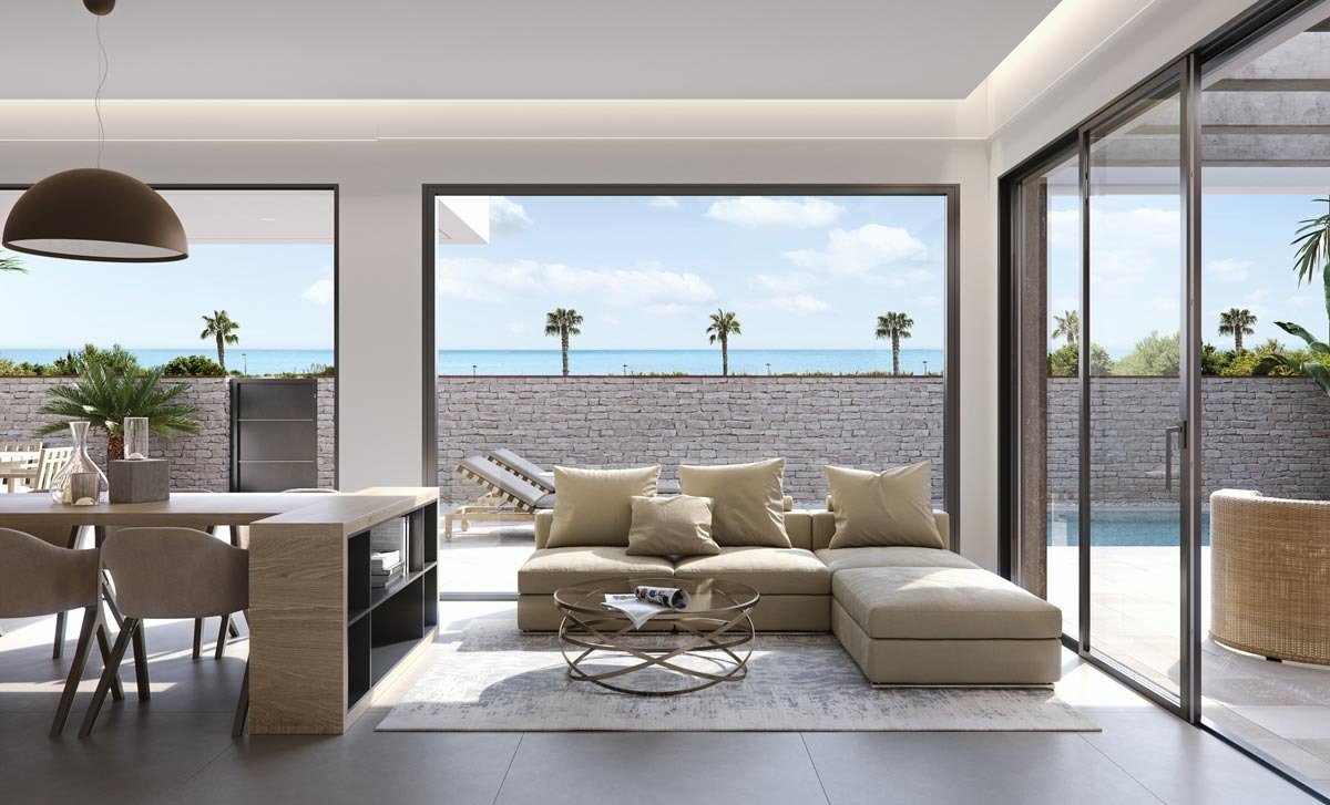 NEU GEBAUTE VILLEN IN TORRE DE LA HORADADA
Exklusive Wohnanlage mit 2 Luxusvillen mit Meerblick am Strand "Las Higuericas" in