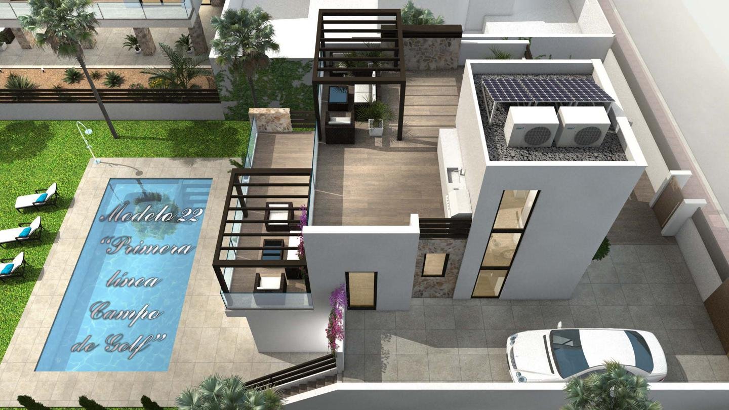 Luxusvilla in erster Linie des Golfplatzes
 
 Es verfügt über einen Aufzug auf allen Etagen der Villa, Terrassen mit Blick auf den Golfpl