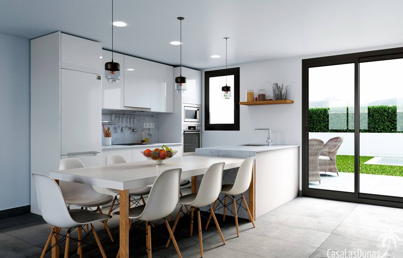 In diesem kleinen Dorf in der Nähe des Mar Menor finden Sie dieses kleine Projekt mit nur 5 Villen. Diese Villen mit 3/4 Schlafzimmern und 3 Bädern v