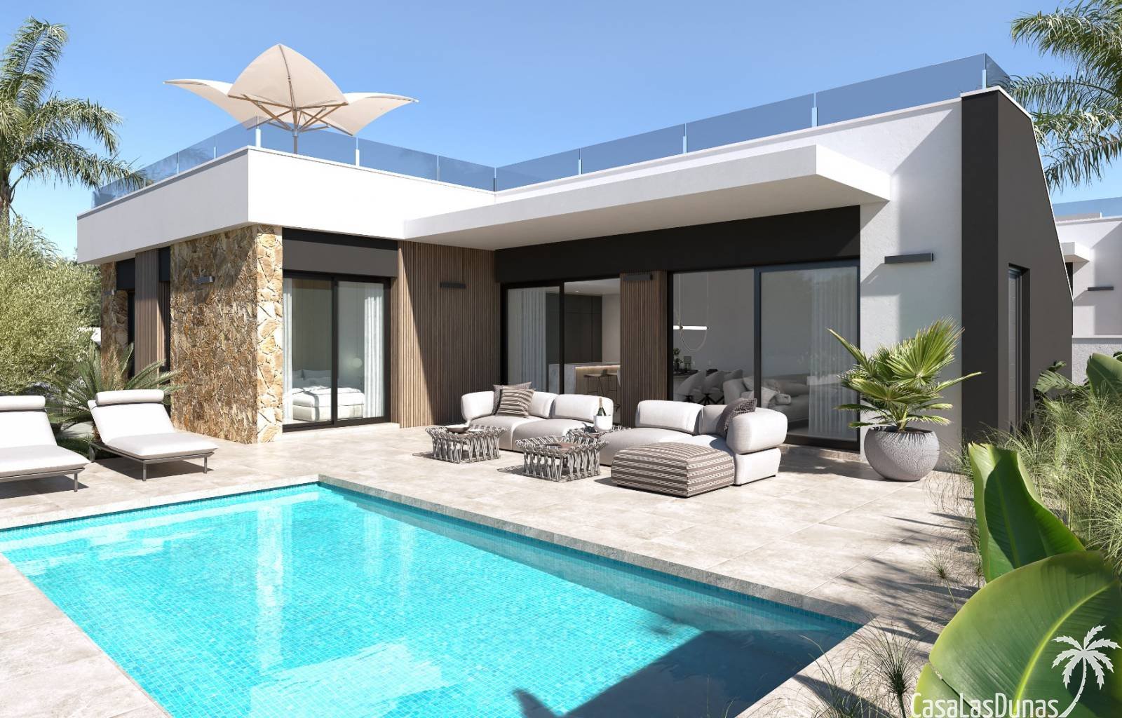 Dieses fantastische Projekt wird in der Stadt Quesada gebaut, etwa 10 Kilometer von den Sandstränden der Costa Blanca und nur 500 Meter vom Stadtzent